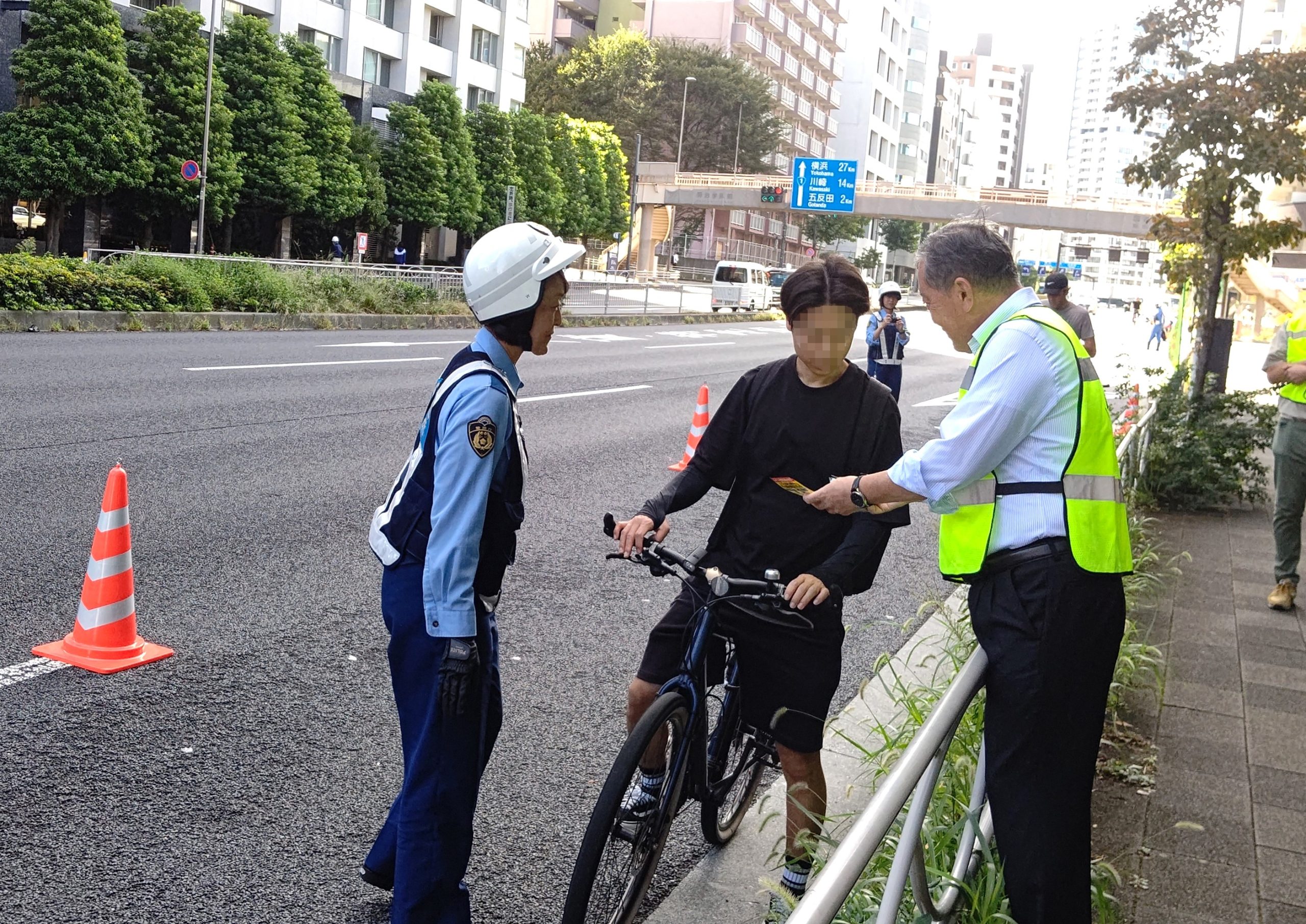 2024年9月26日（木）高輪警察署主催　秋の交通安全運動